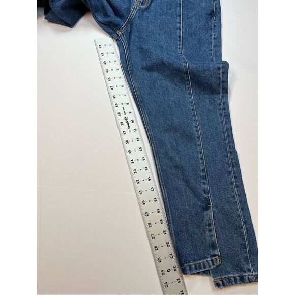 Hidden Happi Front Slit Flare Denim Jeans Medium Dark Wash Size 29 FLAWLESS cond - Picture 8 of 12